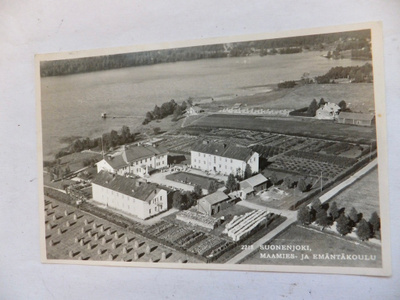 VANHA Postikortti Suonenjoki 1938 Karhumäki