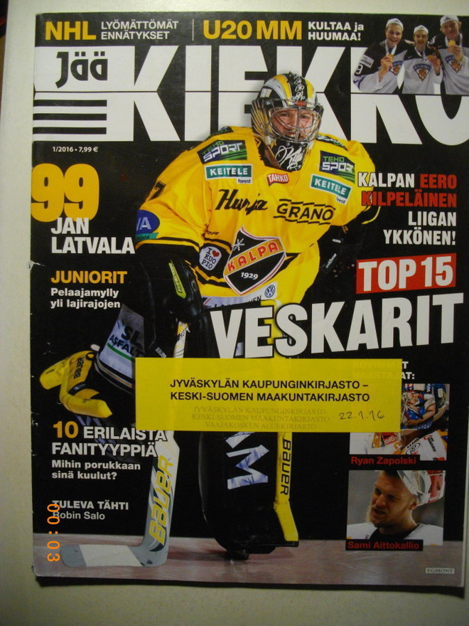 Jääkiekko lehti Nro 1/2016 (1.1)