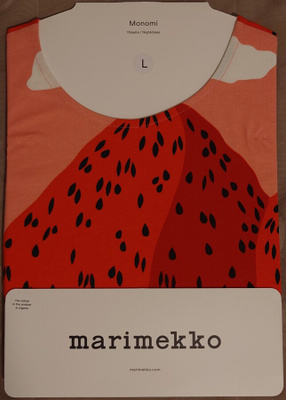 Marimekko - Monomi Mansikkavuoret lyhythihainen yöpaita