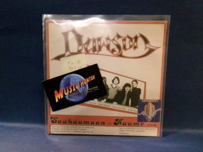 DAWSON - SAUHUUMAAN M-/EX+ FIN -81 7" SINGLE