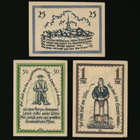 Saksa Notgeld 25, 50 Pfg, 1 Mk, Delbrück 1921 - pikkukuva 1