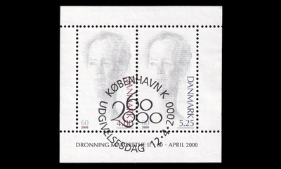 Tanska 1238-9BL14 o Kuningatar Margrethe II (2000)