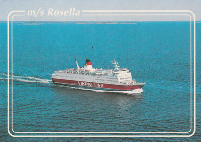 LAIVAKORTTI - M/S ROSELLA - 11