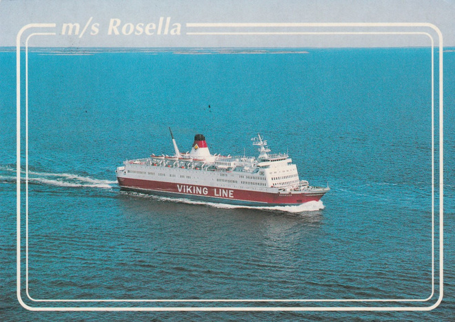 LAIVAKORTTI - M/S ROSELLA - 11