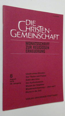 Die Christen-Gemeinschaft 8/1976 : Monatsschrift zur reli...