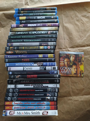 28 ELOKUVAA: 5 BLU-RAYTA JA 23 DVD:TÄ