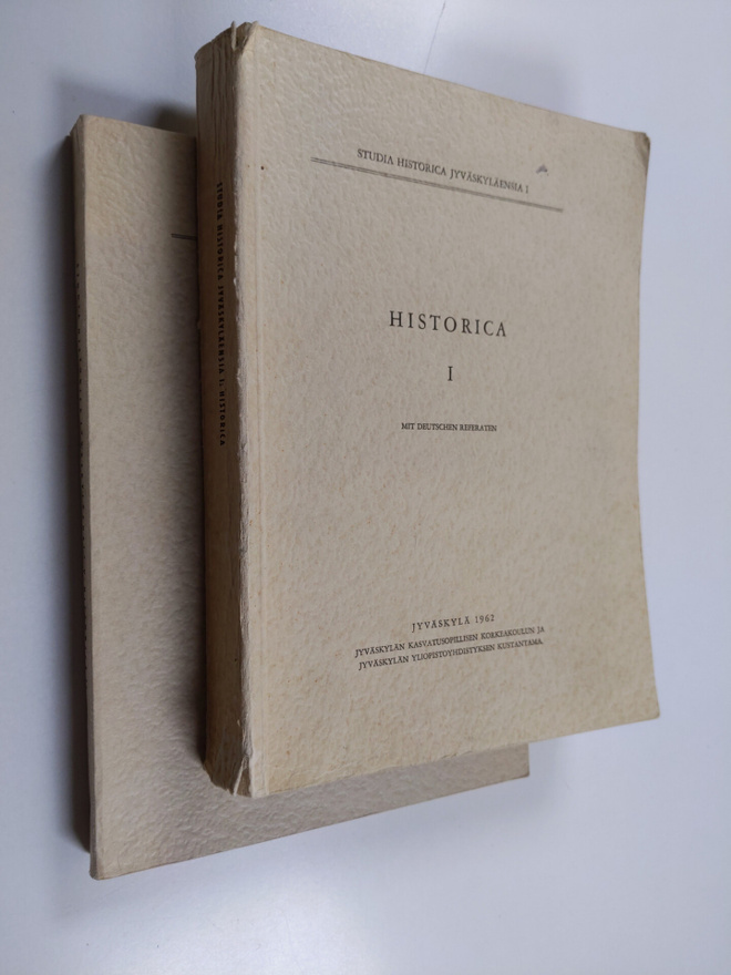 Mauno (toim.) Jokipii : Historica 1-2
