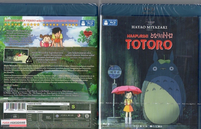 Naapurini Totoro	(30 690)	UUSI	-FI-	BLU-RAY	suomik.