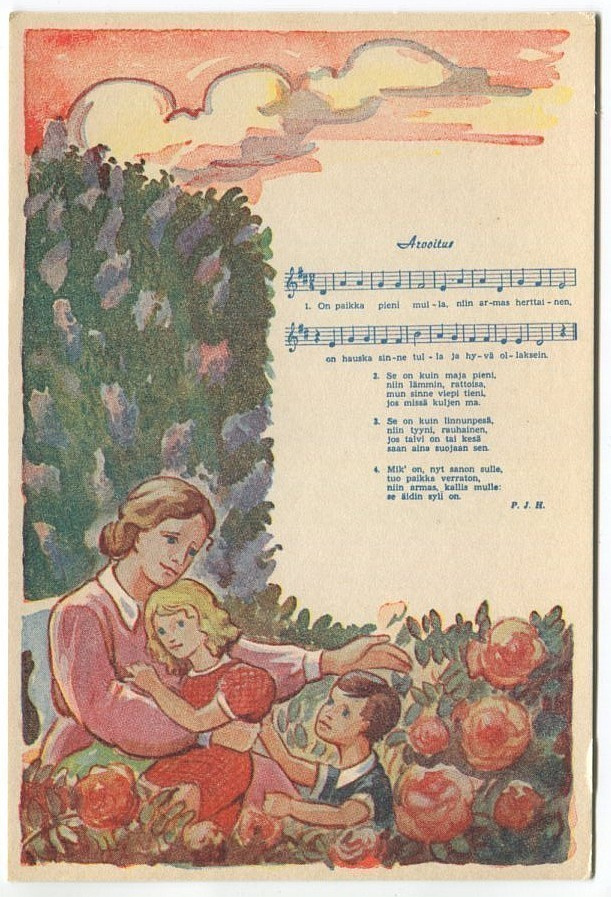 Sävelkortti Arvoitus, 1940-luku