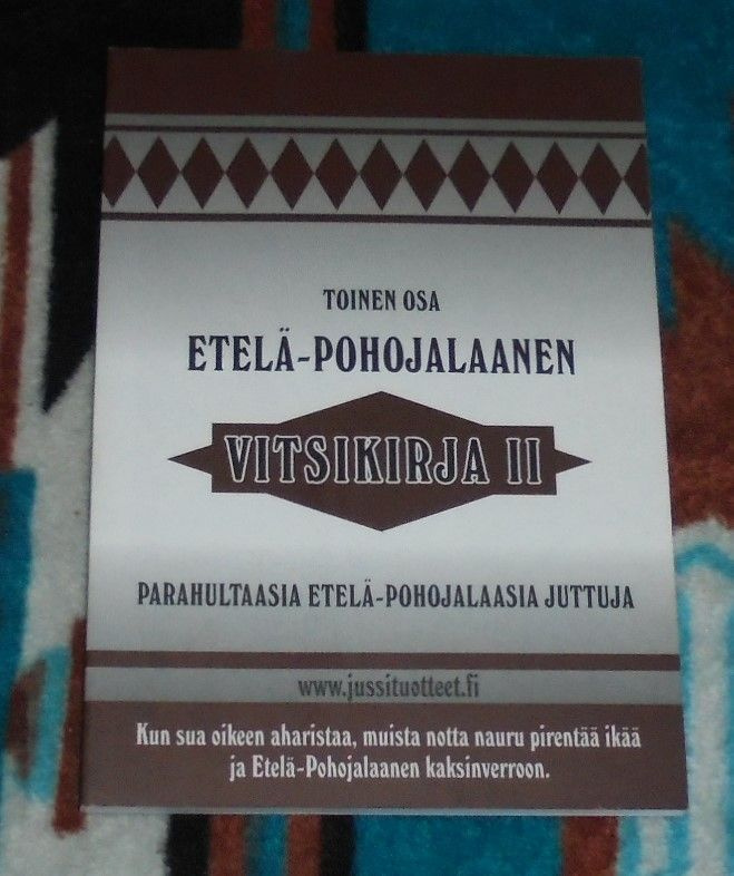 ETELÄ-POHOJALAANEN VITSIKIRJA osa II