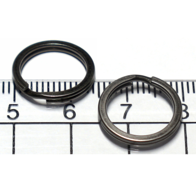 AVAINRENGAS 15mm litteä tumma 2kpl