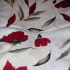 Puna valkoinen pellavasekoitekangas 150x250cm - pikkukuva 3
