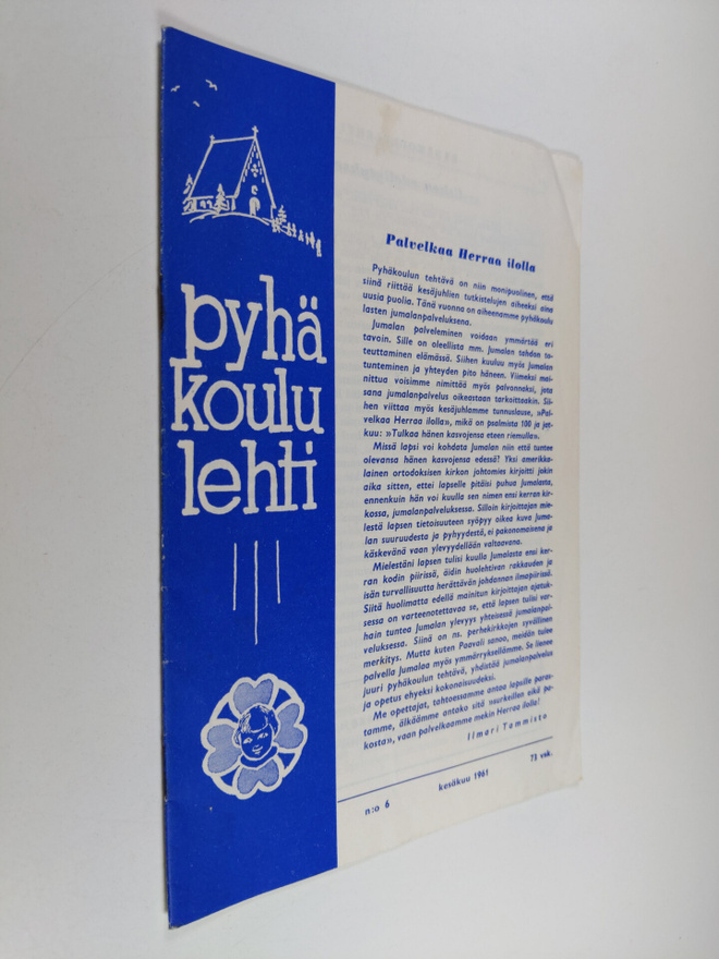 T. J. Vauramo : Pyhäkoululehti 6/1961