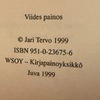 MINUN SUKUNI TARINA, Jari Tervo (5. PAINOS 1999) - pikkukuva 3