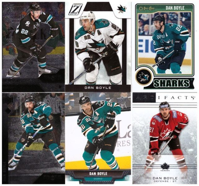 6 x DAN BOYLE Sharks, Team CAN