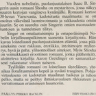 ISAAC BASHEVIS SINGER: SHOSHA (KOVAKANTINEN) - pikkukuva 2