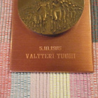 Harjavallan Jymy mitali 5.10.1985 paksulla kuparilevyllä. - pikkukuva 3