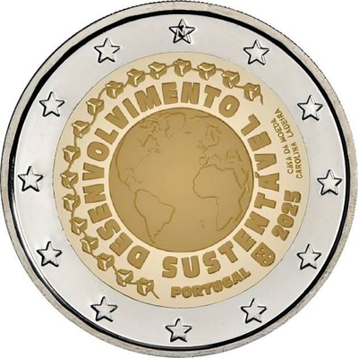 Portugali 2025 2 euro CC Kestävä kehitys unc