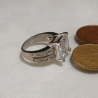 Design Hopea, Princess Cut kristalli sormus - pikkukuva 3
