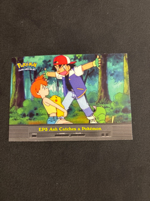 EP3 Ash Catches A Pokemon - Pokemon Topps TV
