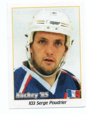 PRO Hockey n:o 103 Serge Poudrier