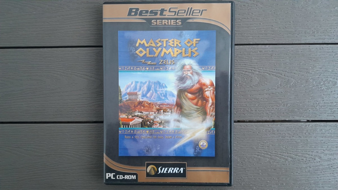 PC CD: Master of Olympus: Zeus peli (2002)