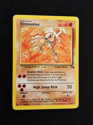 Pokemon Hitmonlee Fossil 22/62