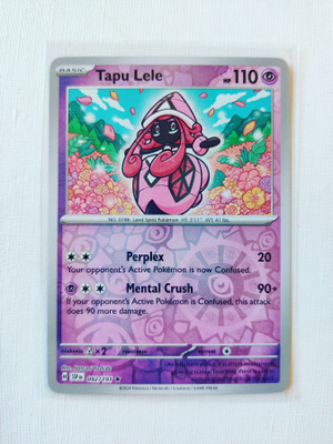 Tapu Lele Reverse Holo Rare