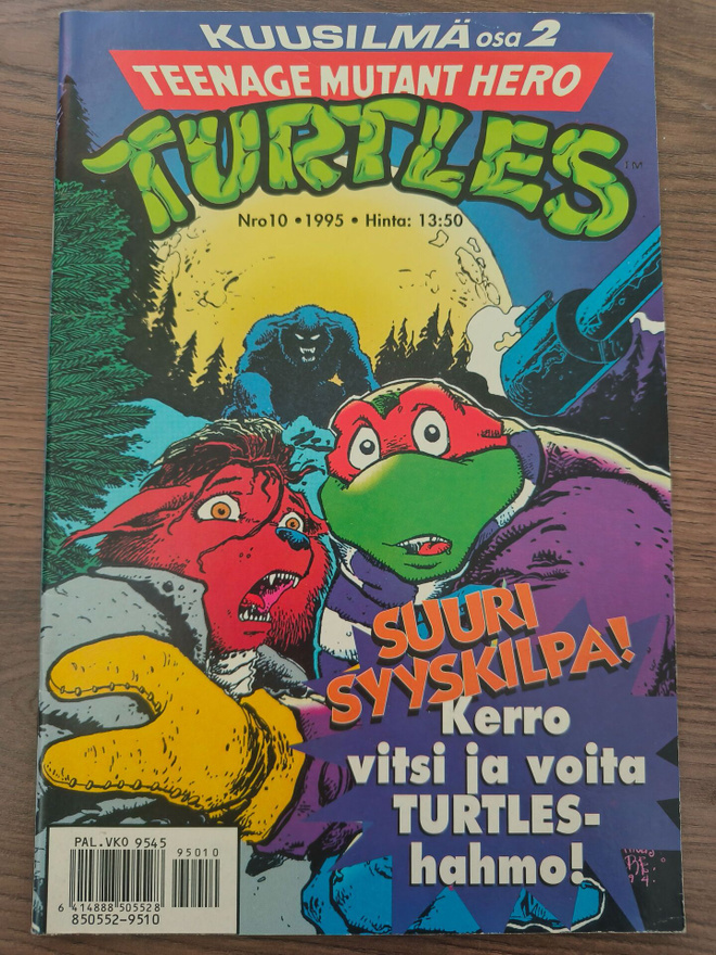 TURTLES 10/1995 (Sarjakuvamuoveissa)