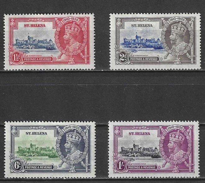 (S0284) SAINT HELENA, 1935 (George V. Silver Jubilee). MH*