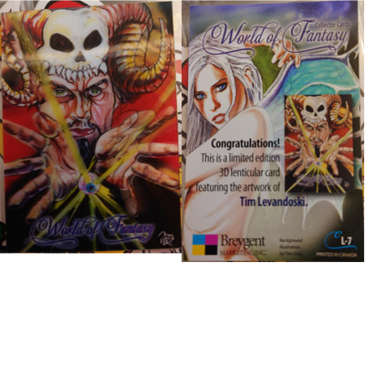 World of Fantasy Limited edition card