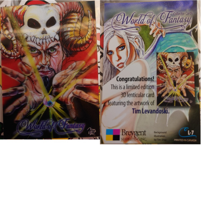 World of Fantasy Limited edition card