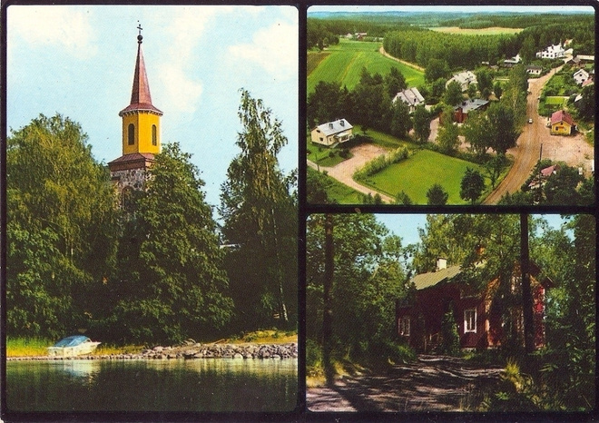 KARJALOHJA: 3-kuva, kirkko, ilmakuva...