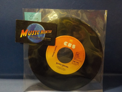 FRANK ZAPPA - BOBBY BROWN - HOL -79 VG+ 7" SINGLE