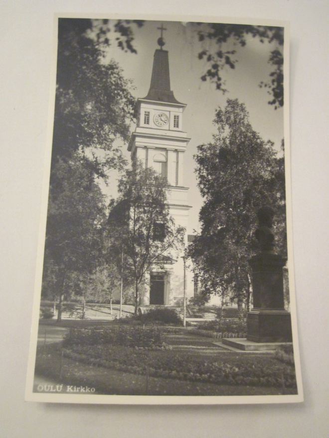 VANHA Postikortti Oulu 1950-l Alkup.Mallikappale