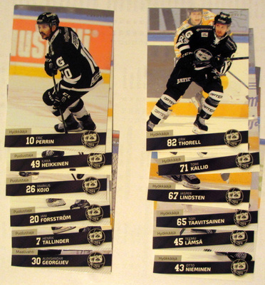 Cardset 2016-17 TPS 349-360 teamset