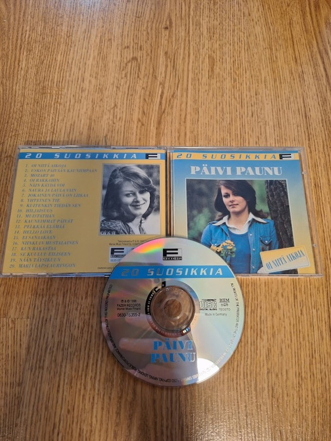 Päivi Paunu-20 Suosikkia Oi Niitä Aikoja