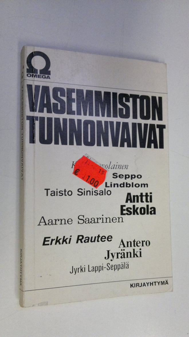 Keijo (toim.) Savolainen : Vasemmiston tunnonvaivat