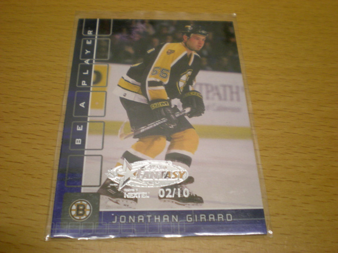 Jonathan Girard 2001-02 Be A Player Memorabilia # 191 All-St