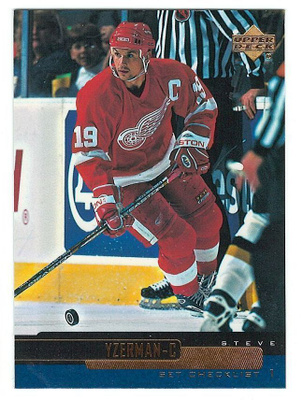 99-00 Upper Deck #304 Steve Yzerman Checklist
