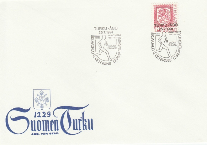 ERIKOISLEIMA , Veteraanien MM kisat, Turku 25.7.1991
