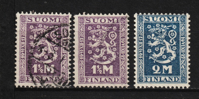 1927 Itsenäisyyden 10v Juhlamerkkejä