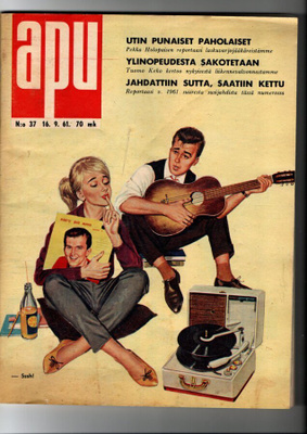 Apu n:o 37 1961 Utti. Tyhmyydestä on sakotettava. Kuvakierro
