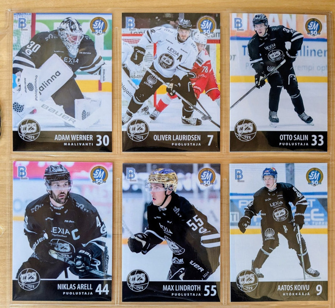 2024-25 Blueline Series 1 TPS Team Set 12 korttia (169-180)
