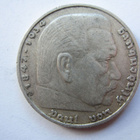 Natsi-Saksa 5 Reichsmark 1935 D Hindenburg hopeaa - pikkukuva 1
