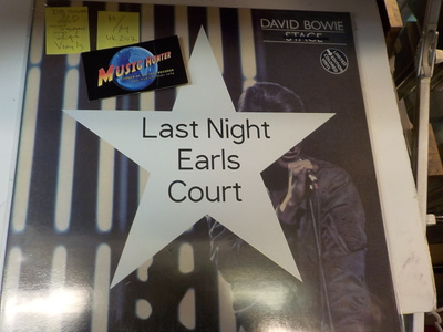 DAVID BOWIE - STAGE 2LP M/M UK 2017 SOITTAMATON?