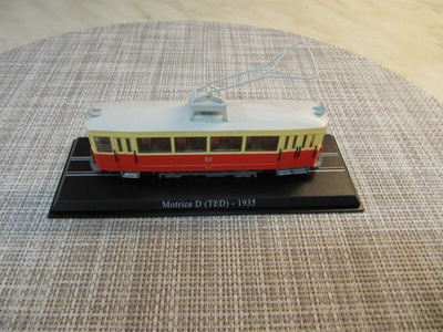 Pienoismalli Raitiovaunu Motrice D (TED ) 1935