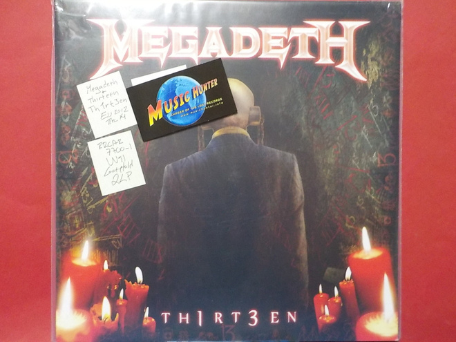 MEGADETH -TH1RT3EN - EU 2012 GATEFOLD UUSI 2LP