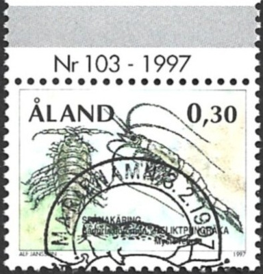Ål 1997 Yleismerkit 0,30 mk välilöpari numero EPL LaPe 124