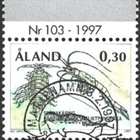 Ål 1997 Yleismerkit 0,30 mk välilöpari numero EPL LaPe 124 - pikkukuva 1